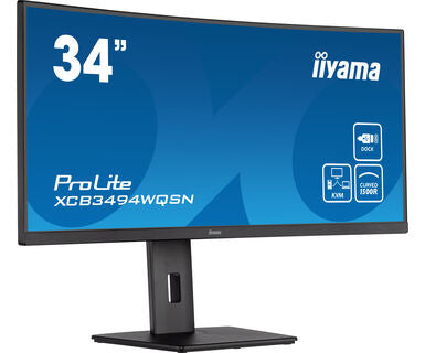 iiyama ProLite XCB3494WQSN-B5 LED display 86.4 cm (34 iiyama ProLite XCB3494WQSN-B5 LED display 86.4 cm (34